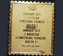 1971-es 10 krajcár Ferenc József bélyegérem