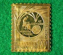 1979-es bélyegérem Az első magyar aranypénz emlékére BUÉK, Állami Pénzverős tokja
