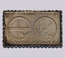 1980-as blyegrem Szovjet-Magyar Kzs rrepls, ezstblyeg